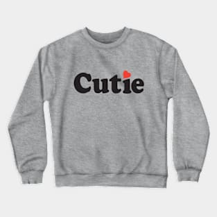 Hello Cutie Red Heart Cutie BoomBoomInk Crewneck Sweatshirt